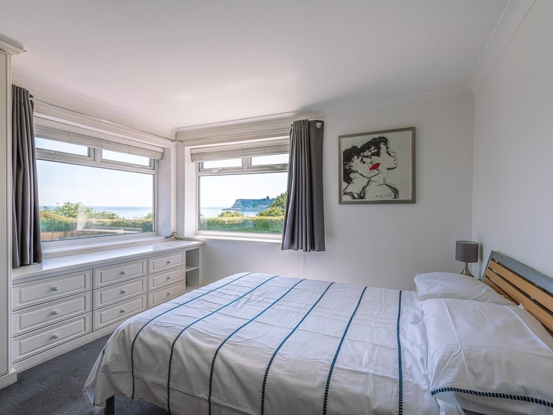 Panoramic views are enjoyed from bedroom windows too