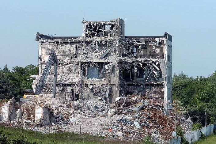 The former Sharoe Green Hospital in Fulwood was demolished in 2006.
