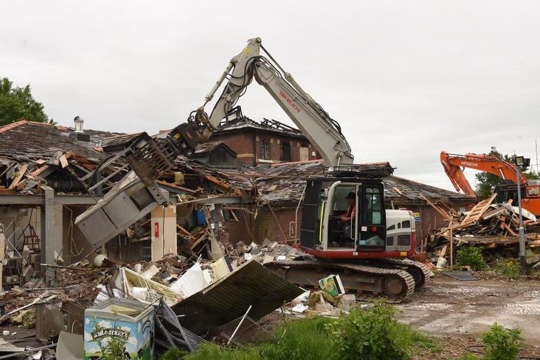 Baffito's Restaurant and Bar in Navigation Way, which closed its doors in September 2019, was demolished in June 2021.