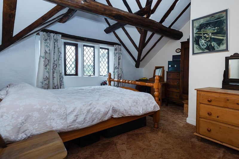 One of the property's quirky bedrooms
