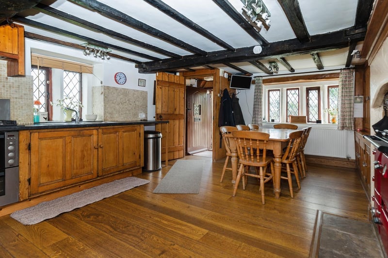 Space, storage - and style, within the farmhouse kiitchen