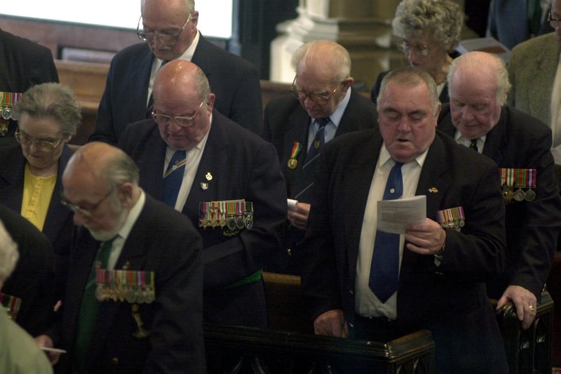A service of remembrance and plaque unveiling for the West Yorkshire veterans of the North Africa campaign of World War II was held at Leeds Parish Church.