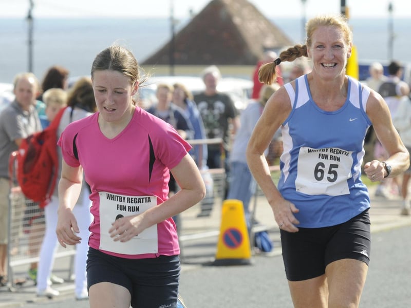 Whitby Regatta fun run.
