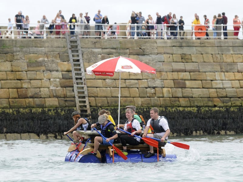 Raft racers having an 'oar-some' time