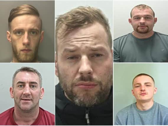 These are the faces of the most wanted offenders in West Lancashire.