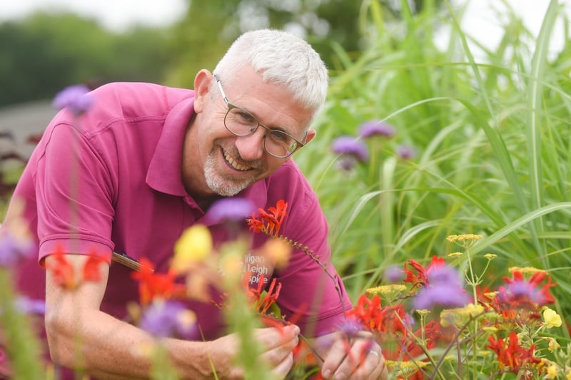 Gardener Jim Nicholson.