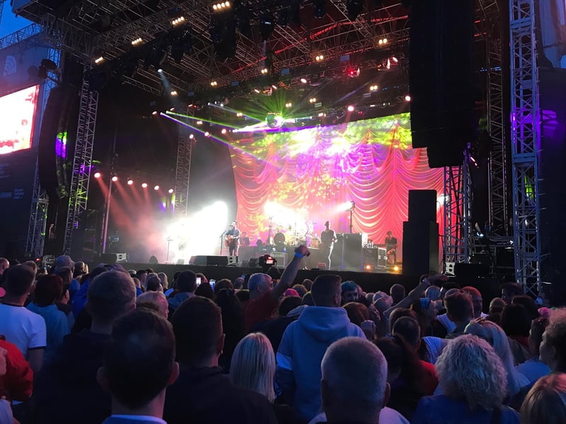 Probably the biggest crowd reaction, before the encores, was for the anthem Mr and Mrs Smith, with its drum solo by energetic Jamie Morrison.