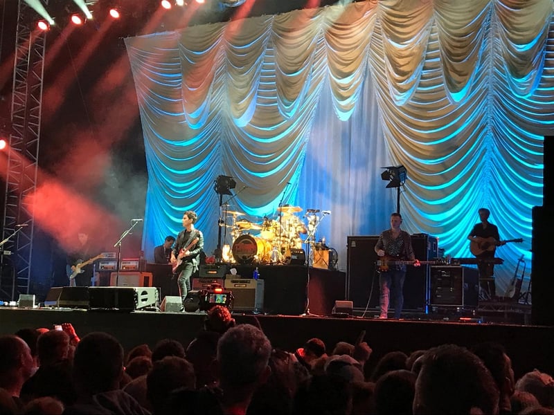 The band went offstage after A Thousand Trees and came back on for two encores ...