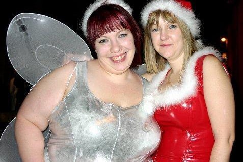 Vicki and Jane out on the town in Wakefield