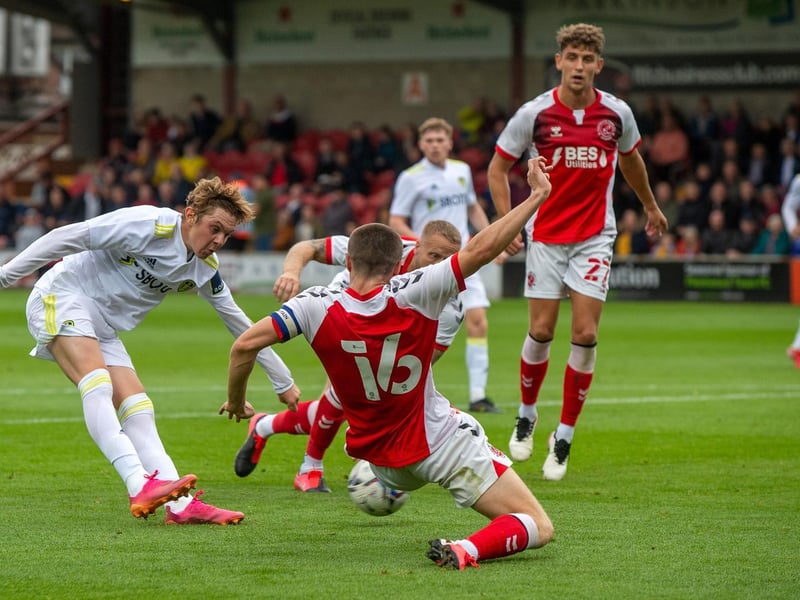 6 - There was no Joe Gelhardt or Sam Greenwood for Leeds which meant a chance for Dean and it's worth remembering he is still only 17 years old. Still raw but full of energy and good touches. Had a good chance to equalise from Bate's cross.