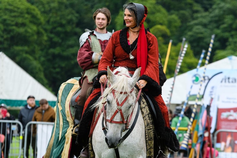 Jousting event at the Royal Lancashire Agricultural Show 2021.