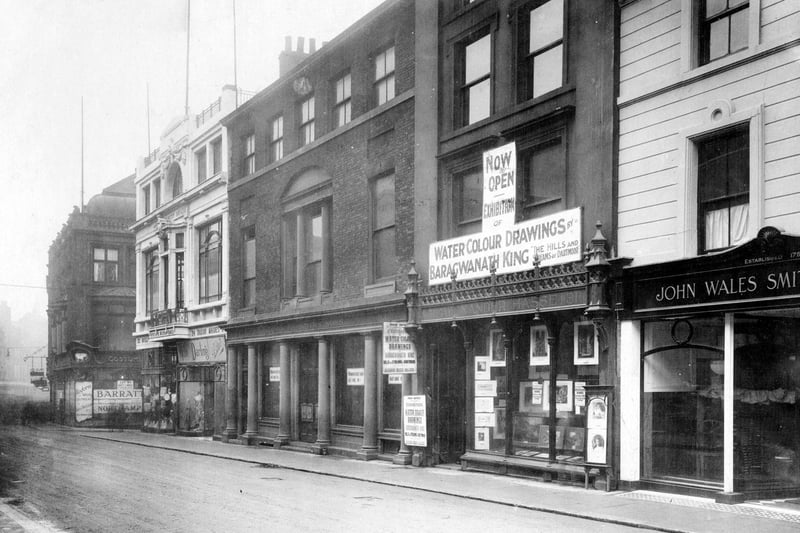 Commercial Street in December 1922. Pictured is the premises of tailor John Wales Smith and Sons Ltd.