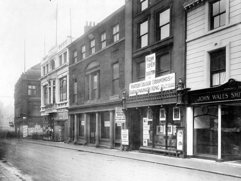 Commercial Street in December 1922. Pictured is the premises of tailor John Wales Smith and Sons Ltd.