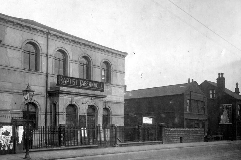 The Baptist Tabernacle on Low Road in Hunslet pictured in October 1929.