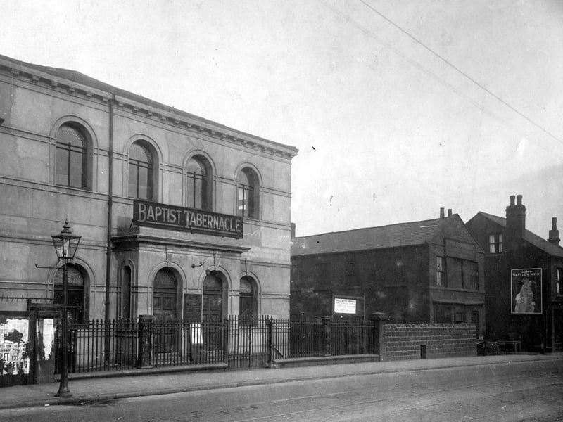 The Baptist Tabernacle on Low Road in Hunslet pictured in October 1929.