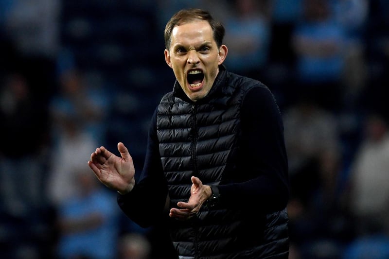 Thomas Tuchel, Manager of Chelsea reacts during the UEFA Champions League Final between Manchester City and Chelsea FC at Estadio do Dragao on May 29, 2021 in Porto, Portugal.