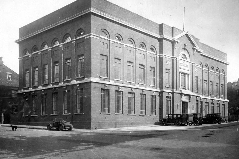 The Leeds University School of Dentistry, at the junction of Tonbridge Street and Blundell Street, pictured in October 1929. It was usually known as the dental hospital.