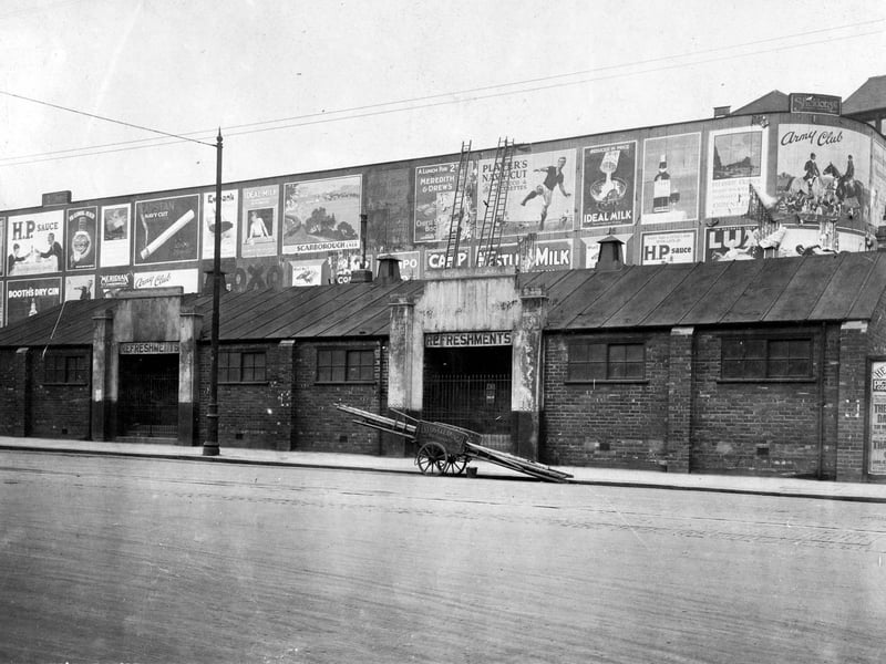 The Unemployed Centre on Cookridge Street in April 1927. It was sometimes known as the Lord Mayor's hut, also used as a Y.M.C.A.