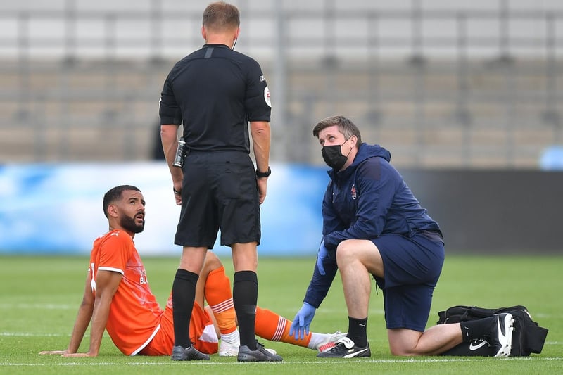 Forced off early with an ankle injury during the first-half. A nightmare way to end the club’s disrupted pre-season.