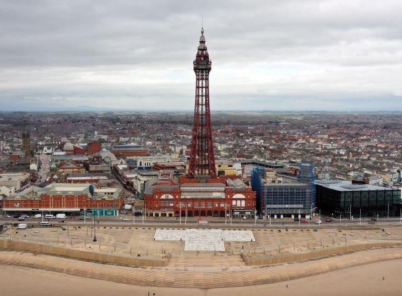 The Blackpool Tower Eye and solid-glass SKYWALK offer the best views across the North West of England from the top