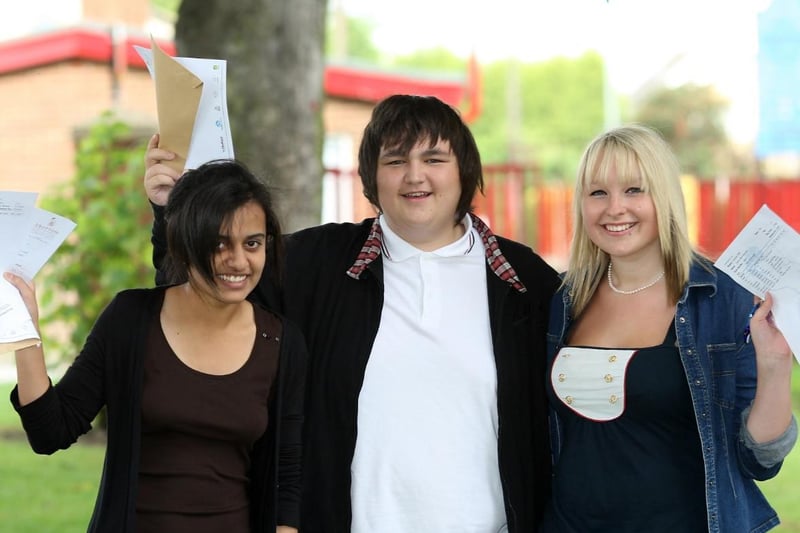 Sadia Afzal, Josh Clark and Jenna Bannister in 2009.