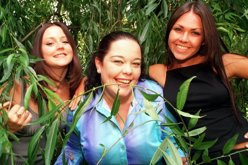 Emmerdale stars Sally Walsh, Lisa Riley and Adele Silva sponsored a tree in the Yorkshire Evening Post Millennium Wood Appeal.