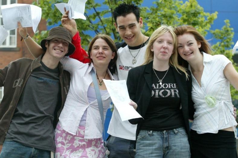 Luke Foster, Holly Oreschnick, Lee Johnston, Jennifer Harper and Paula Astley in 2004.