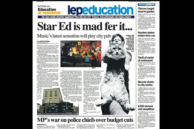 Mad Fer It: How the Evening Post previewed the event