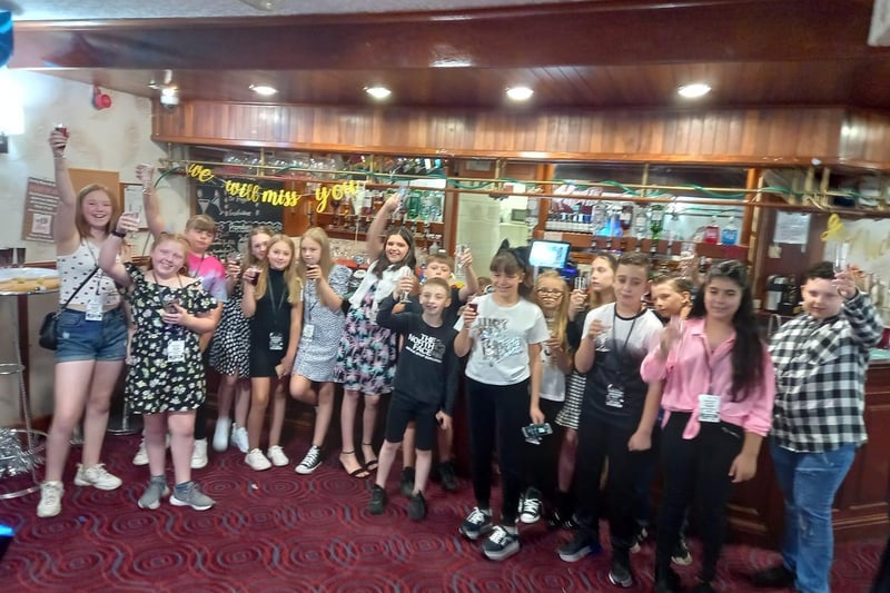 The families of year six students from Burnley's Brunshaw Primary School threw the a leavers' celebration to remember