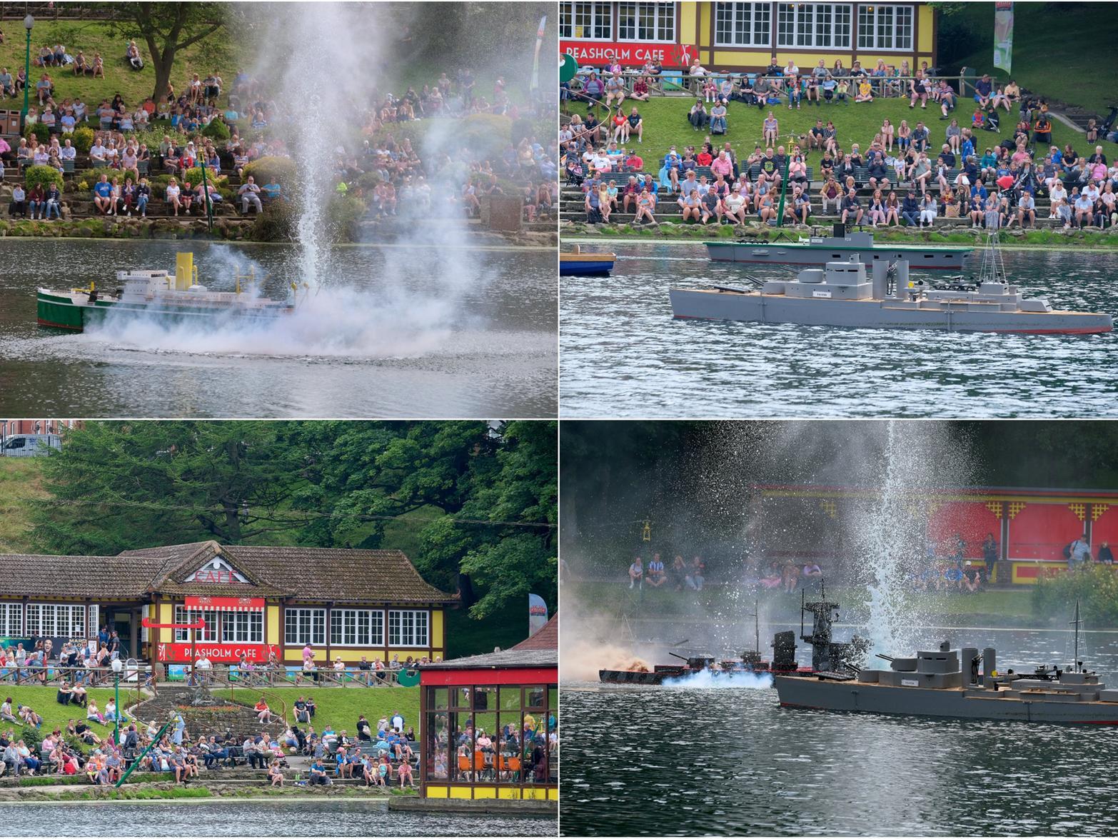Naval Warfare commences at Peasholm Park!