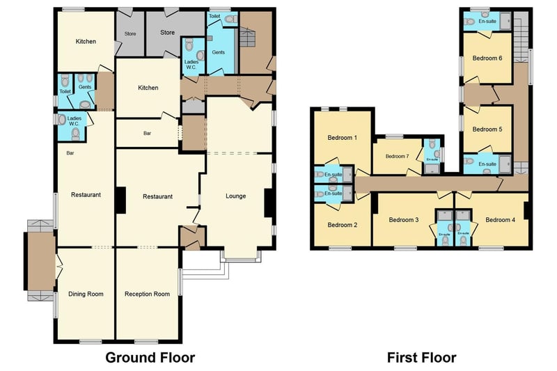 This is the floor plan of the property.