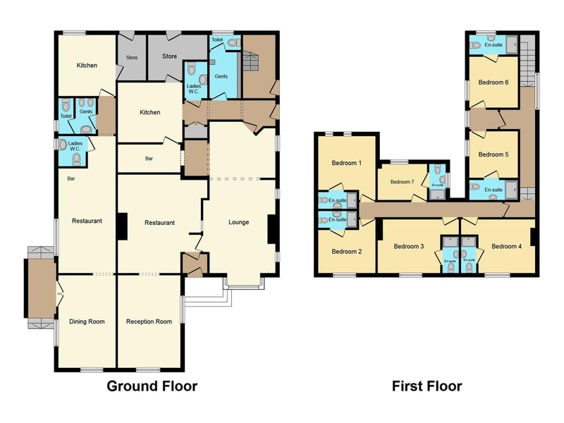 This is the floor plan of the property.