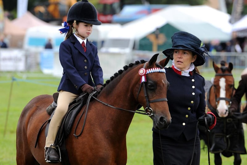 The annual Garstang Agricultural Show, Garstang. The pony competition. Picture by Paul Heyes, Saturday July 07, 2021.
