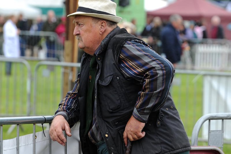 The annual Garstang Agricultural Show, Garstang. Watching the world go by. Picture by Paul Heyes, Saturday July 07, 2021.