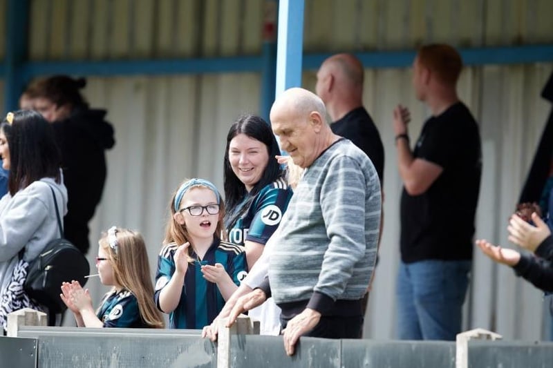 Supporters of all ages enjoyed the match.