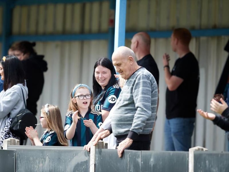 Supporters of all ages enjoyed the match.