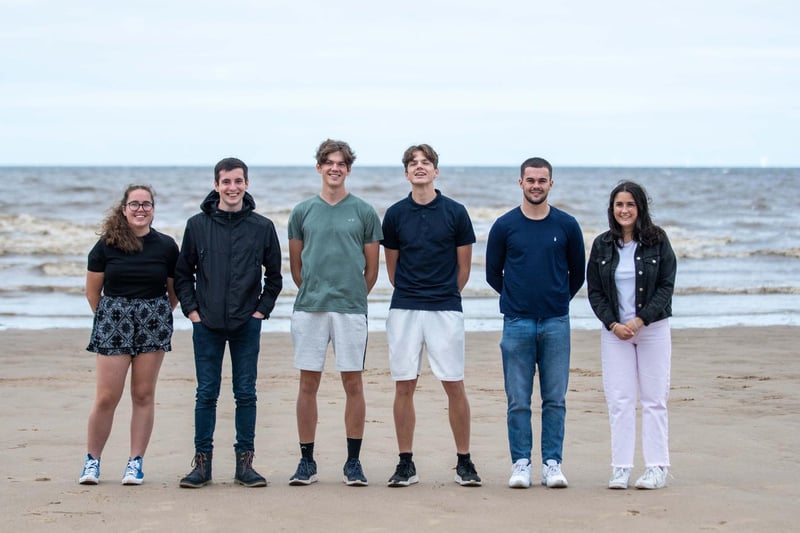 Rossall School Twins - Max and Jess Watson, Stephan and Theirry Bilby, and Lily and Joey Warwick. Between them, the twins amassed 12A*s and 9As.