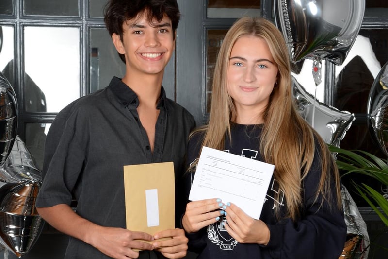 AKS Lytham student Jay Ditchfield (left) achieved two A*s and an A, and is planning a gap year before studying medicine. Millie Duncan achieved an A*, an A and a B and will be studying business at Edinburgh University.
