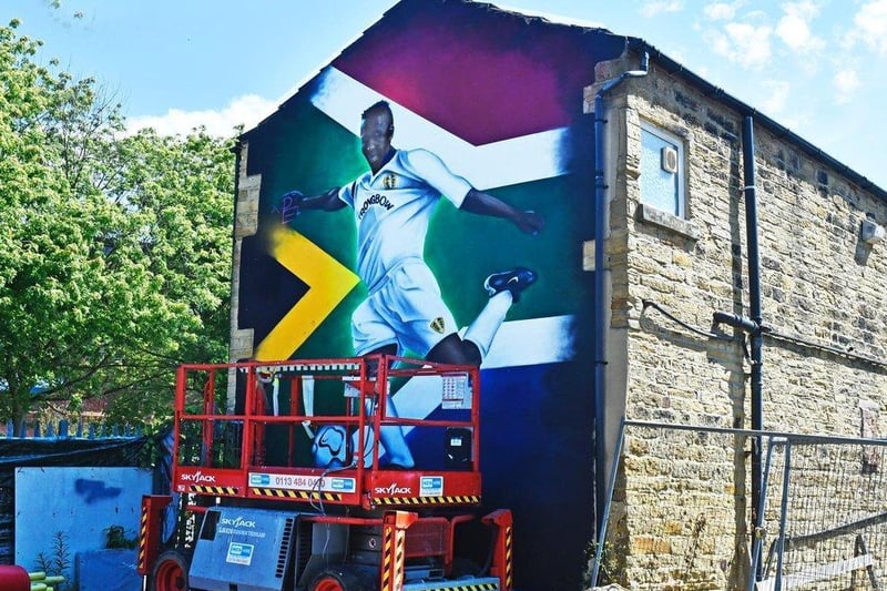 "I am very proud and honoured to be chosen as the subject for the latest mural from the Leeds United Supporters' Trust. I have been a passionate anti-racism campaigner during my playing career at Leeds and since I have retired," Radebe said of the mural.