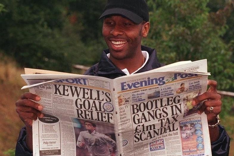 Your YEP went tabloid in September 1999 and we drafted in Leeds United captain Lucas Radebe to help us spread the news.