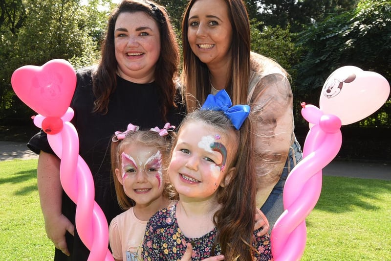 Family fun at the annual National Play Day event at Haigh Woodland Park, Wigan.