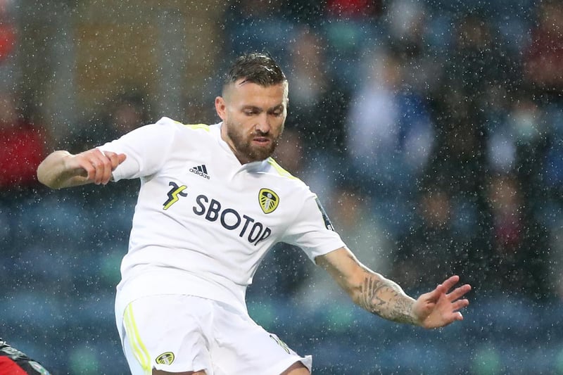 Didn't do too badly at left-back, Leeds looked solid enough on that flank. In the second half looked exposed along with his fellow central midfielders. Pic: Getty