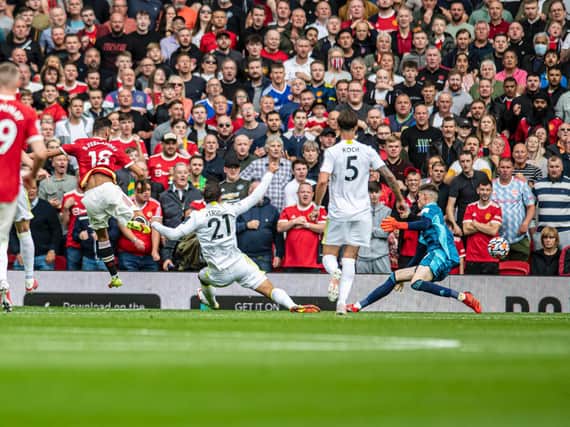 BAD DAY - Leeds United were hammered at Old Trafford by Manchester United in the Premier League opener. Pic: Tony Johnson