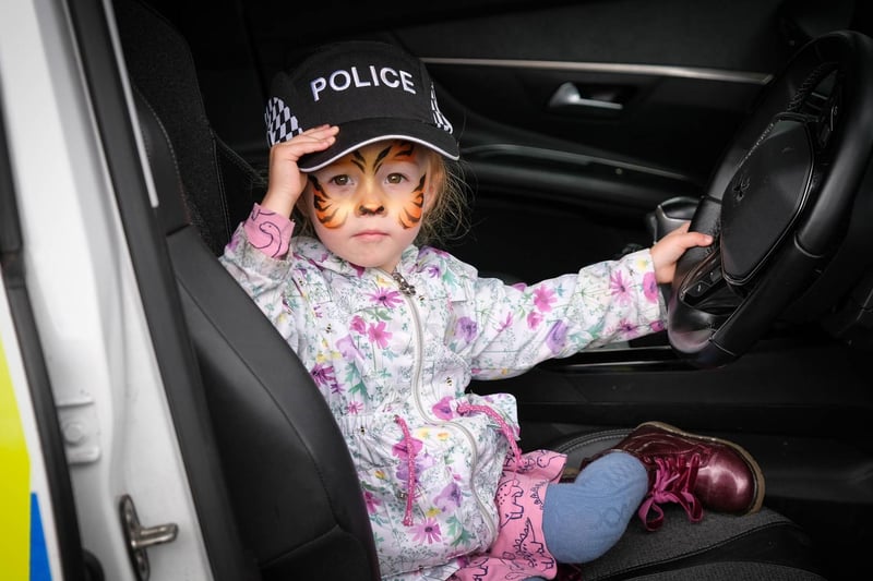 Pictured is new police recruit Georgia Baker.