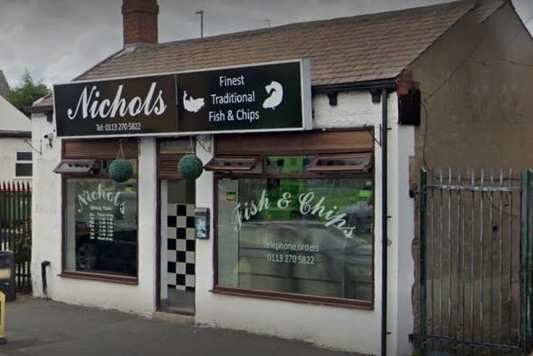 Nichols Fish and Chips in Beeston comes highly rated on Google reviews. It has more than 242 comments and a rating of 4.8. One reviewer said of the Dewsbury Road chippy: "This is the best chippy for miles without a doubt. Fish is always lovely and white, chips are delicious, their cake is thicker and has more fish in it than anywhere else I've been. Never known a chippy before where grown men have to order small chips because a standard portion is so large. And no more expensive than anywhere else. Fantastic place. Ten out of ten."
