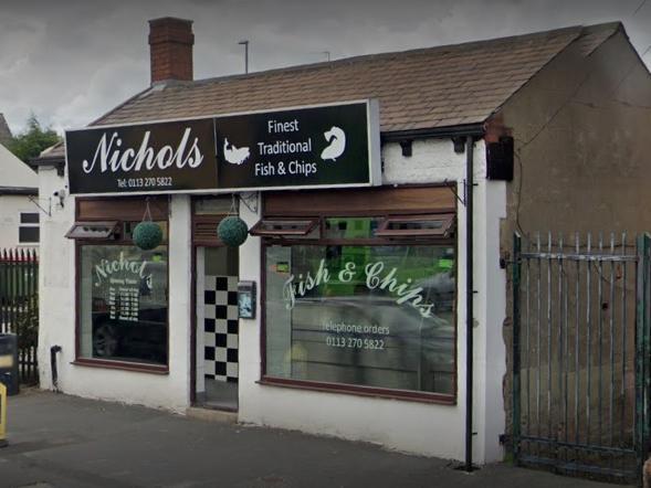 Nichols Fish and Chips, in Dewsbury Road, has a rating of 4.8 stars from 325 Google reviews. It also has a 5-star food hygiene rating. A customer said: “Probably the best fish and chips in South Leeds?! Good size portions always taste consistently the same all the time - every time, and staff are always polite as well.”