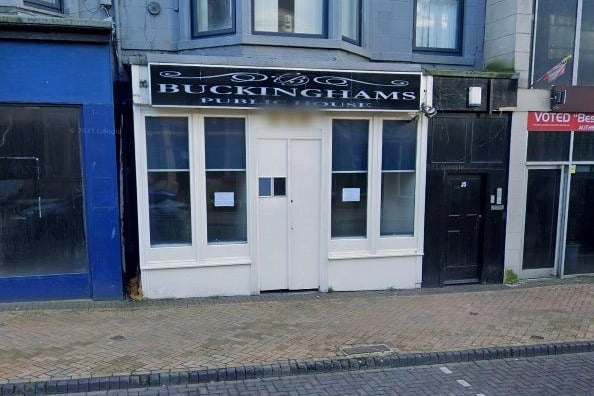Buckinghams Bar, 35 Queen St, Blackpool FY1 1NL | Rating: 4.6 out of 5 (100 Google reviews) "Fantastic Pub, Great prices and lovely people."