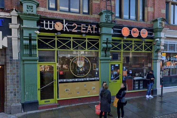 Wok 2 Eat, 17-19 Market St, Preston PR1 2EL | Rating: 4.1 our of 5 (133 Google reviews) "Best Chinese in Preston."