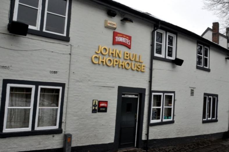 John Bull Chop House - Cooper's Row, Wigan. Rating 4.6 out of 5.
"Like the history of the building - down to earth - my favourite pub"