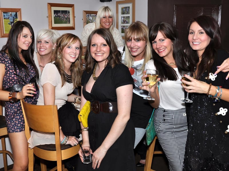 A group of local ladies ready for a night out.